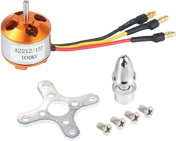A2212 930KV Brushless Outrunner Motor 15T with soldered bullet connector