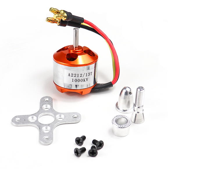 2212 1000kv Brushless motor with soldered bullet connectors