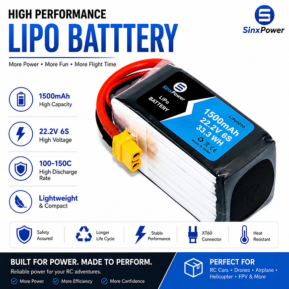 6s 1500 mah 100 C