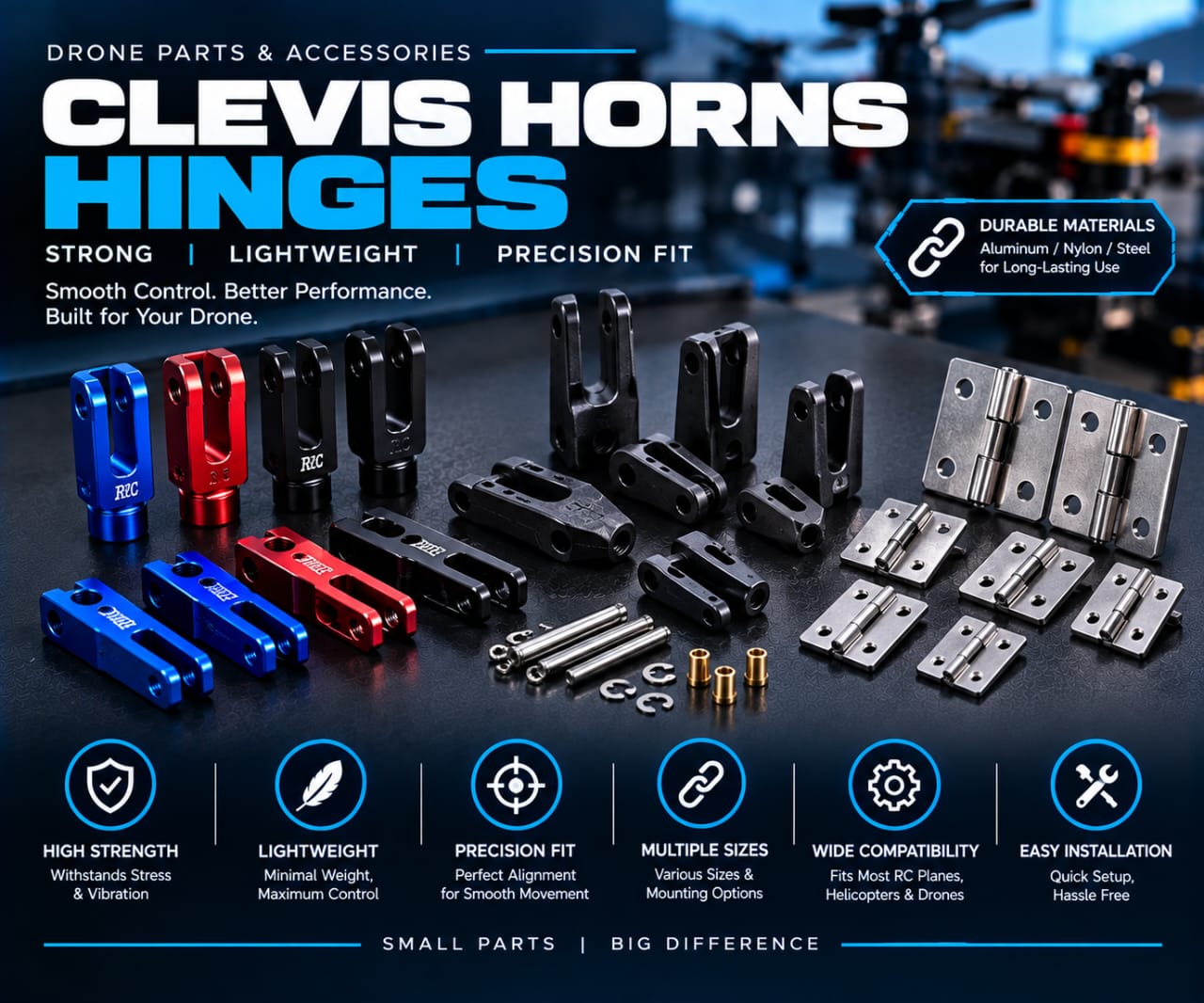 Clevis horns hinges Category