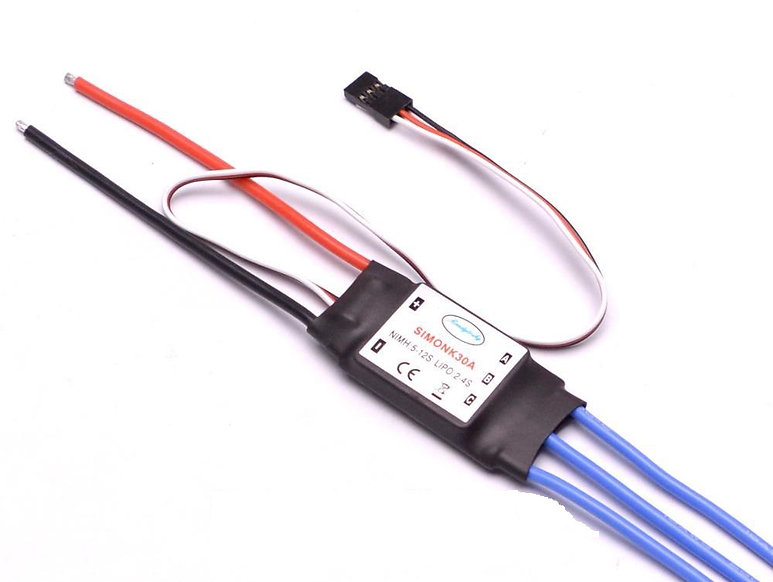 simonk 30a 2s 3s 4s esc ubec 5v 2v