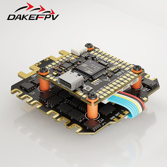 DAKEFPV F405 V3 FC 3s-8s 70A Esc Stack bluejay