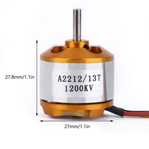2212 1200KV Brushless Motor Outrunner For RC Aircraft Multi Quad copter