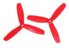 Propeller 5 inches red