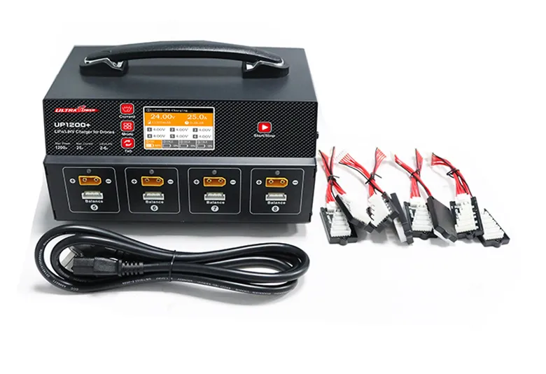 Foxtech UP1200+ Ultra Power 1200W 25A 8 Channels 2-6S Battery intelligent Charger