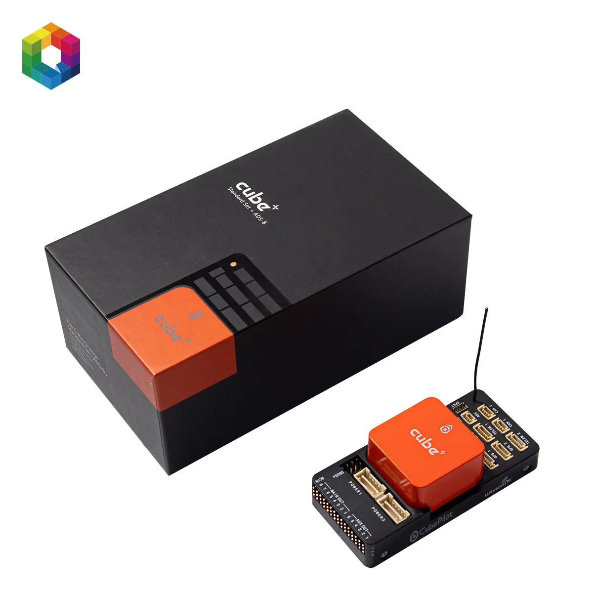 HEX Pixhawk Cube Orange Plus With Here 3 GPS & ADS-B Carrier