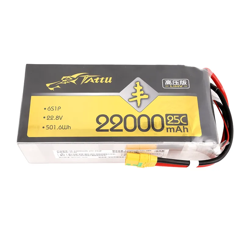 Tattu 22000mAh 22.8V 25C 6S1P Lipo Battery