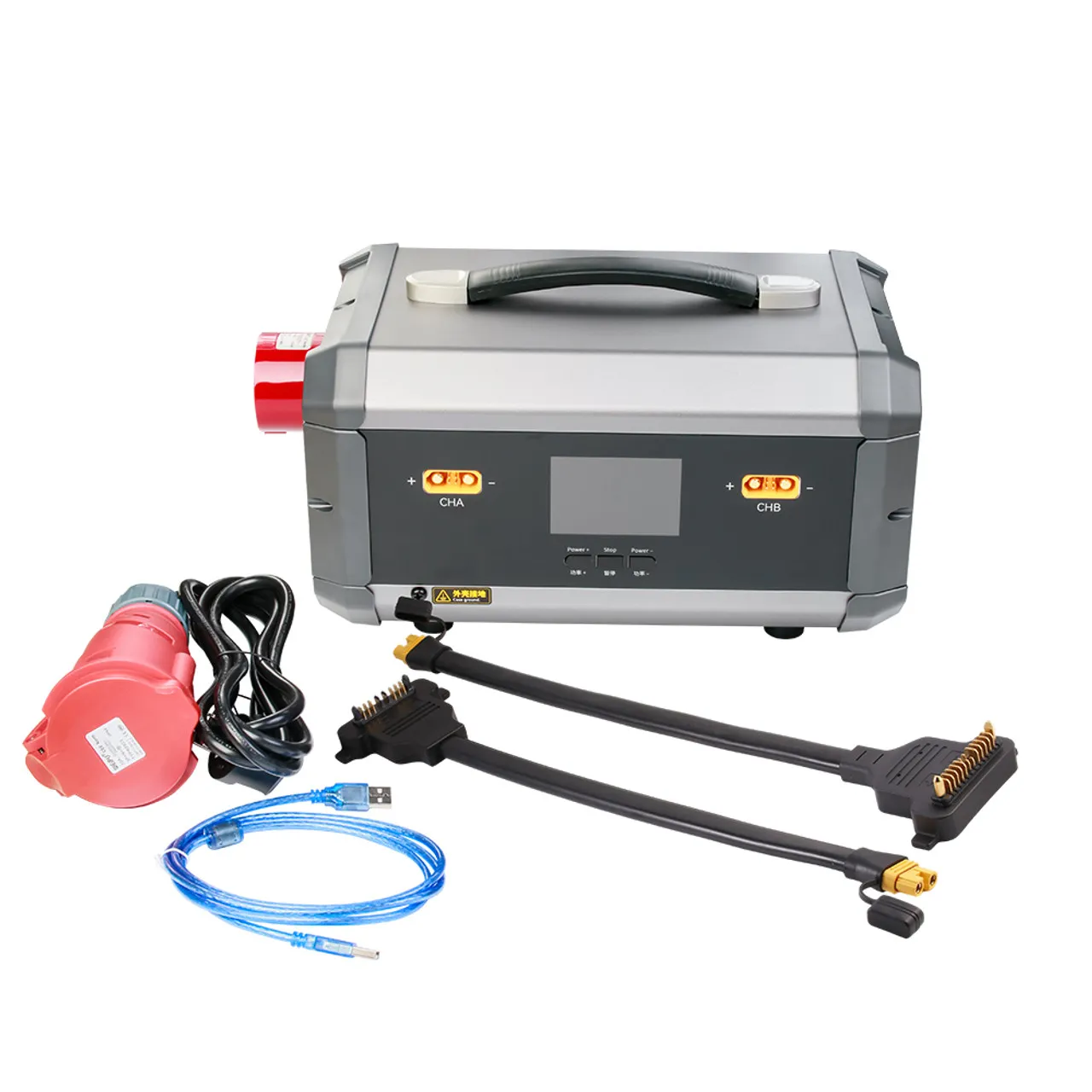 TATTU 7200W PRO Dual Smart Charger 120A/9000W for 12S-18S Smart Battery
