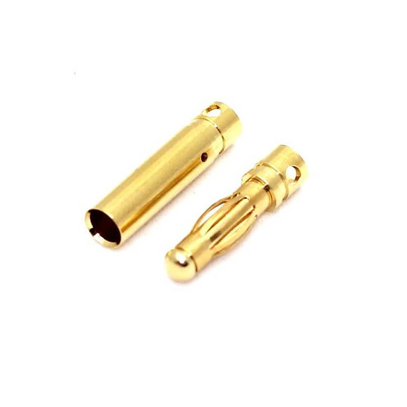 Bullet connector 4mm pair