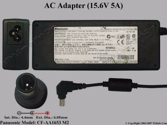 Panasonic 15 Volt 5 AMP (15.6V 5A) DC Supply original
