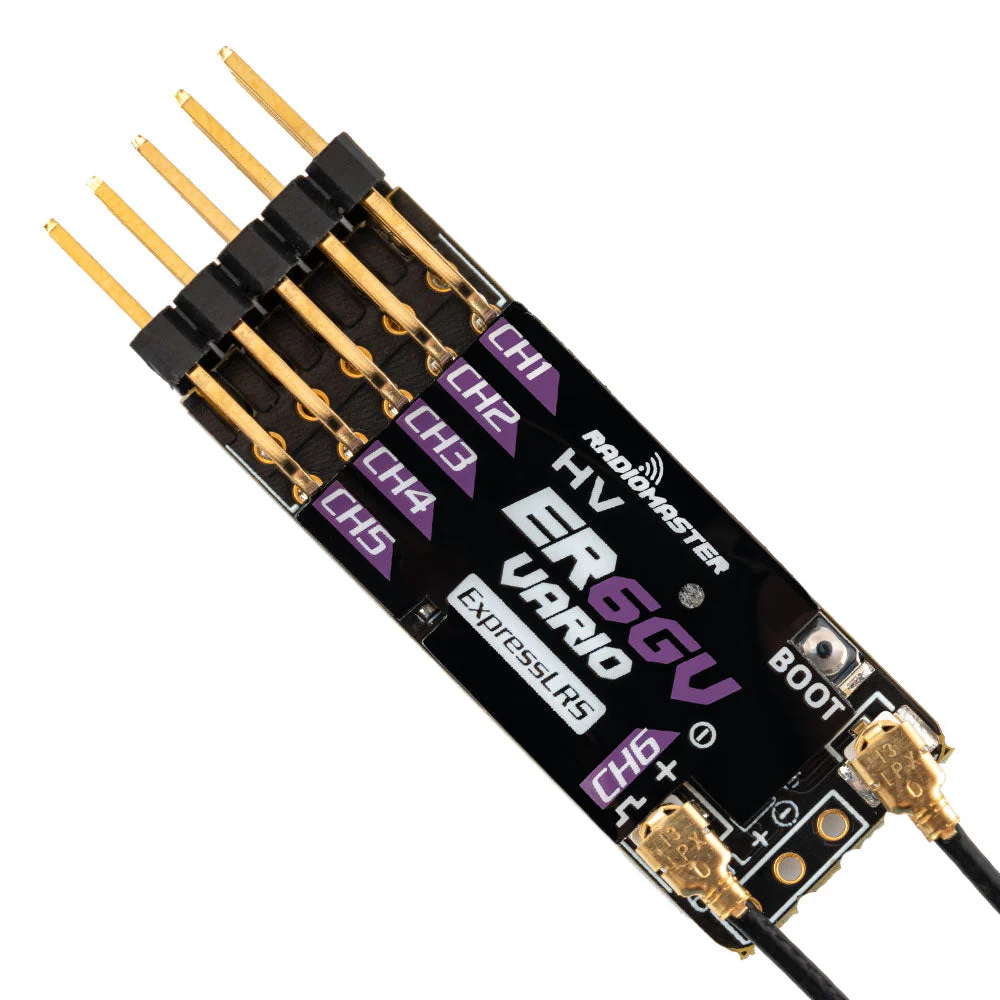 Radiomaster ER6G & ER6GV 2.4GHz ELRS PWM Receiver