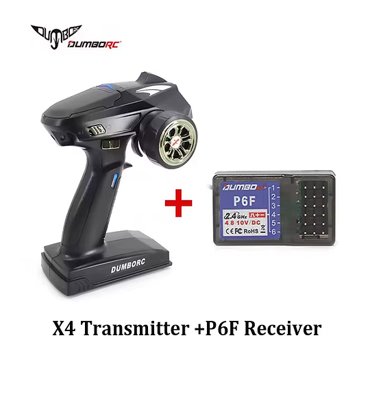 DumboRC X4 2.4G 4CH transmitter with P6F 6ch reciver
