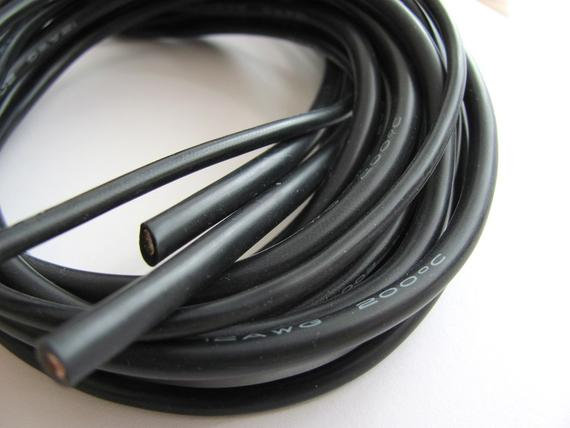 Sillicon wire 14AWG Black