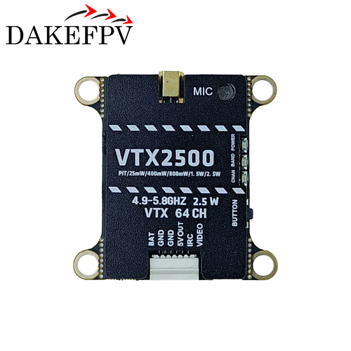DAKE Fpv 2.5W VTX 2500mw 5.8ghz